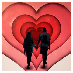 Atrévete a amar - Lienzo de Kunstrasen (Arte callejero)