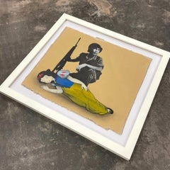 Reality Killed the Fairytale spray paint figurative street art pop art