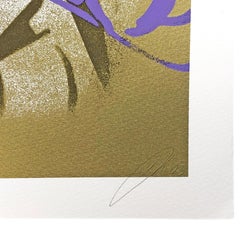 Art Rodeo 2 Gold (Framed Screen Print)