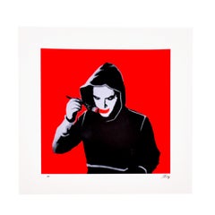 Kunstrasen Art Makes Me Happy Print, Hand Finished, Limited Edition 30