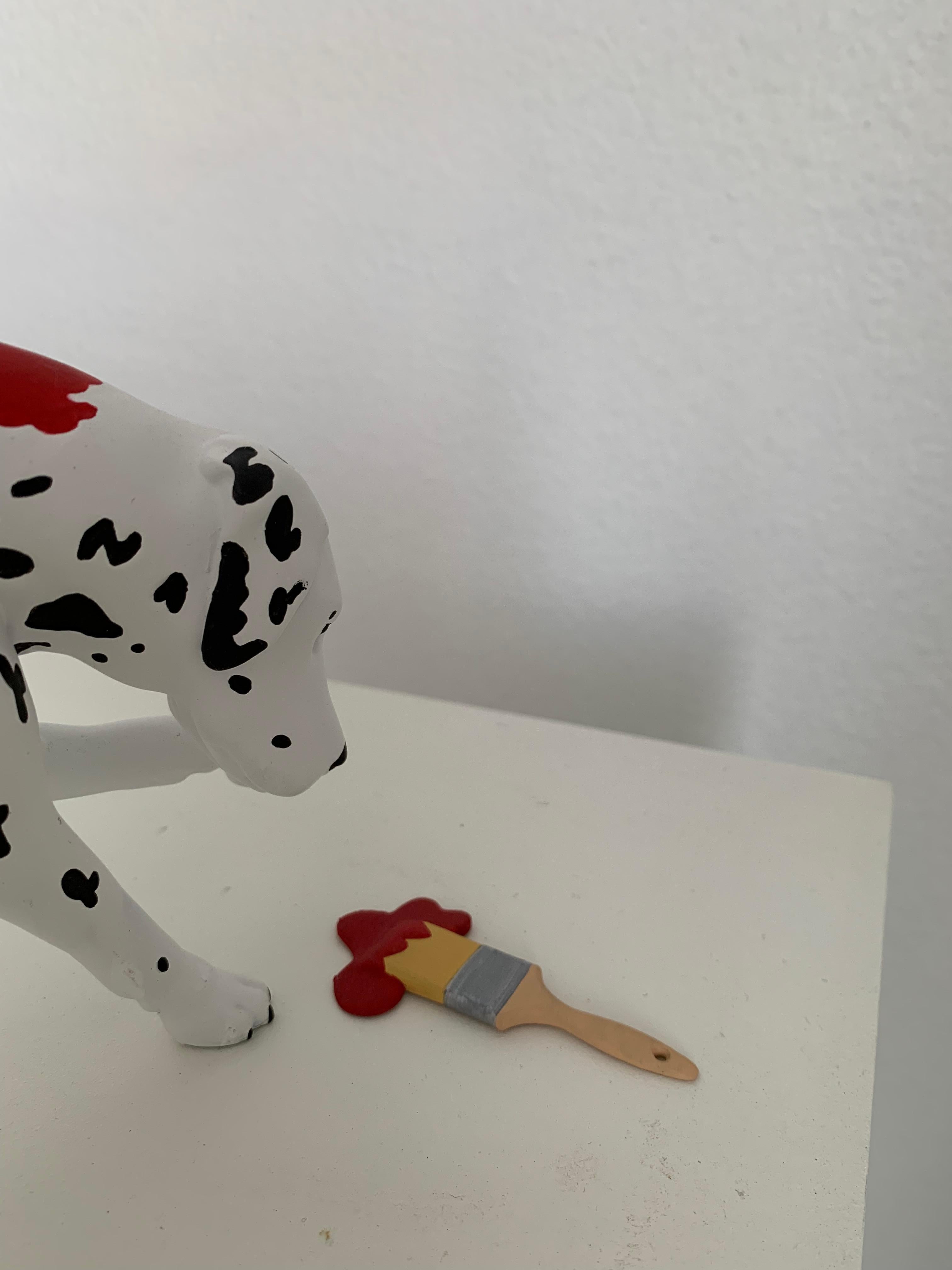 MOST IS WHAT YOU MAKE OF IT Sculpture Limited Edition of 75 With COA - Gray Figurative Sculpture by Kunstrasen