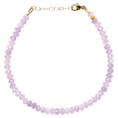 Bracelet de Kunzite en or 14K - by Bombyx House