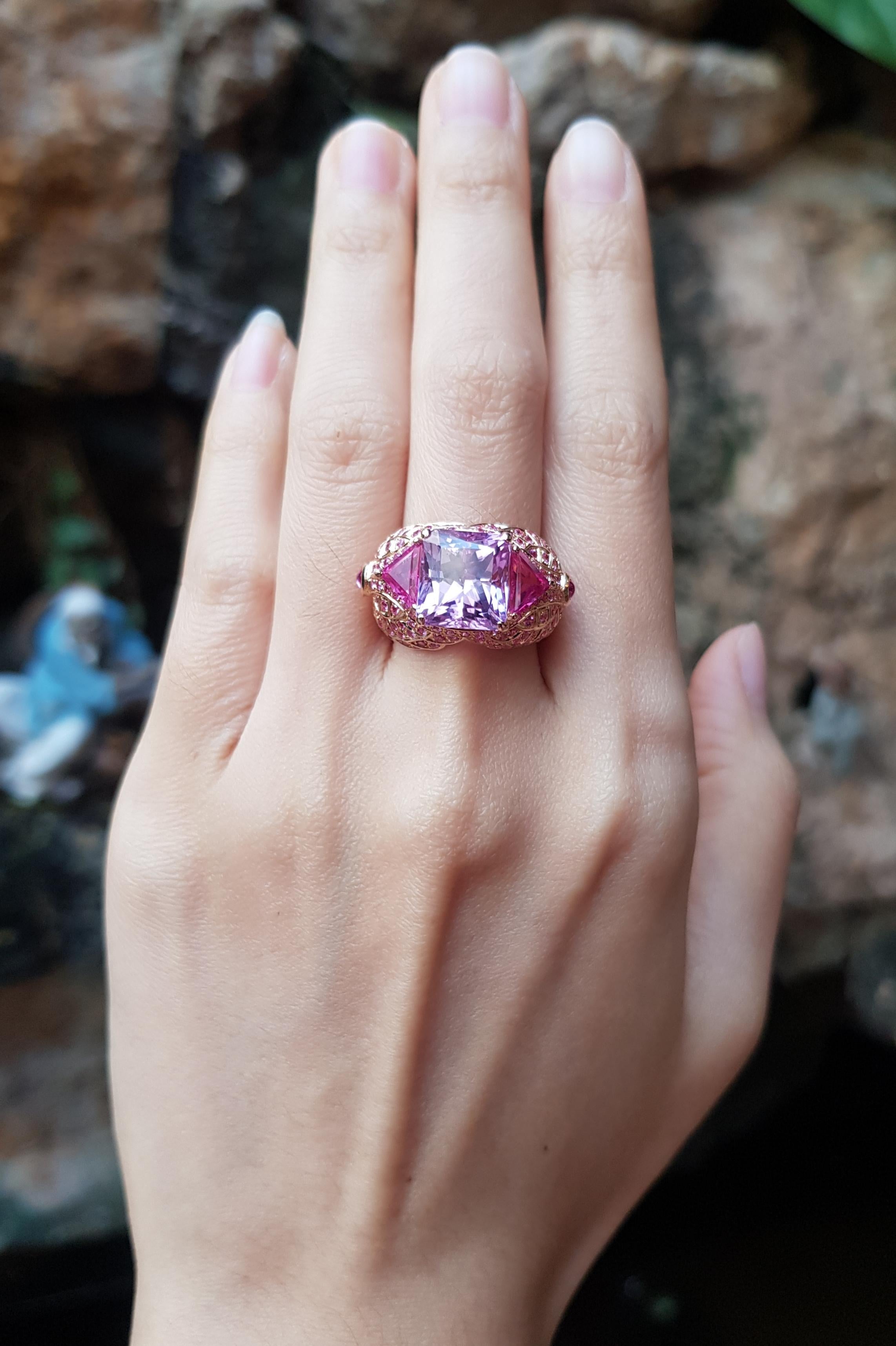 10 carat pink sapphire