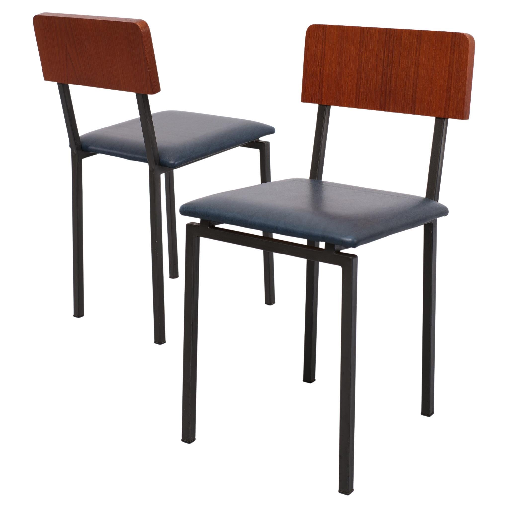 Kuperes  Two Bed Room Chairs Dutch 1950s For Sale
