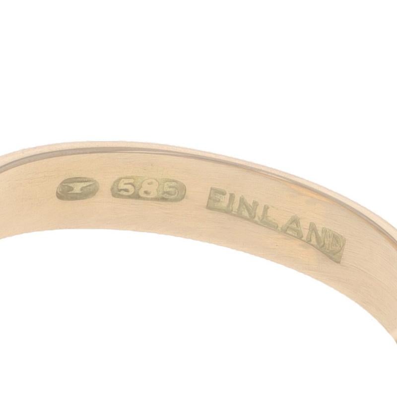 Kupittaan Kulta Rauchquarz Vintage Cocktail-Ring Gelbgold 14k 2,60ct Finnland im Angebot 2