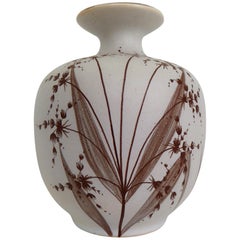 Vintage Kupittaan Save Scandinavian Modern Ceramic Vase by Raili Suvanto, Finland, 1950s