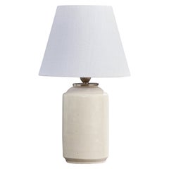 Kupittaan Savi, Table Lamp, Ceramic, Metal, Finland, 1940s