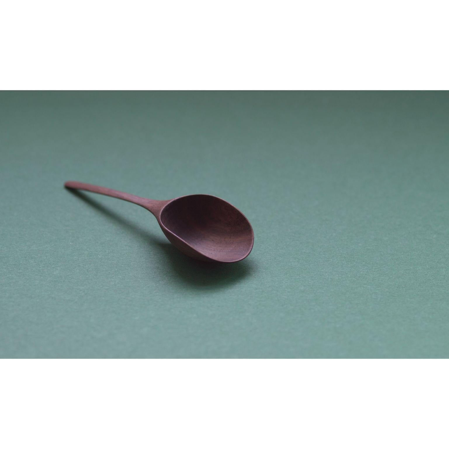 Kupu spoon by Antrei Hartikainen
Materials: Walnut, maple, natural oil wax
Dimensions: W 10 cm

Also available in a variety of woods

The unusual proportions of the kupu spoons give them an unexpected, delicate charm. Perfect for serving