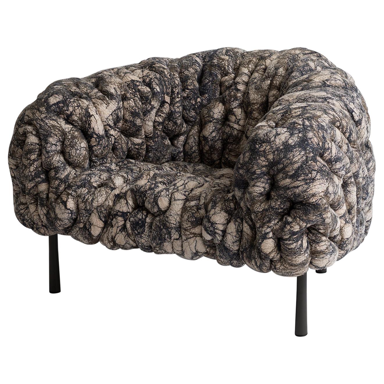 Ayala Serfaty, Rapa Series, Kuramura Blue, Handmade Armchair, Israel, 2020