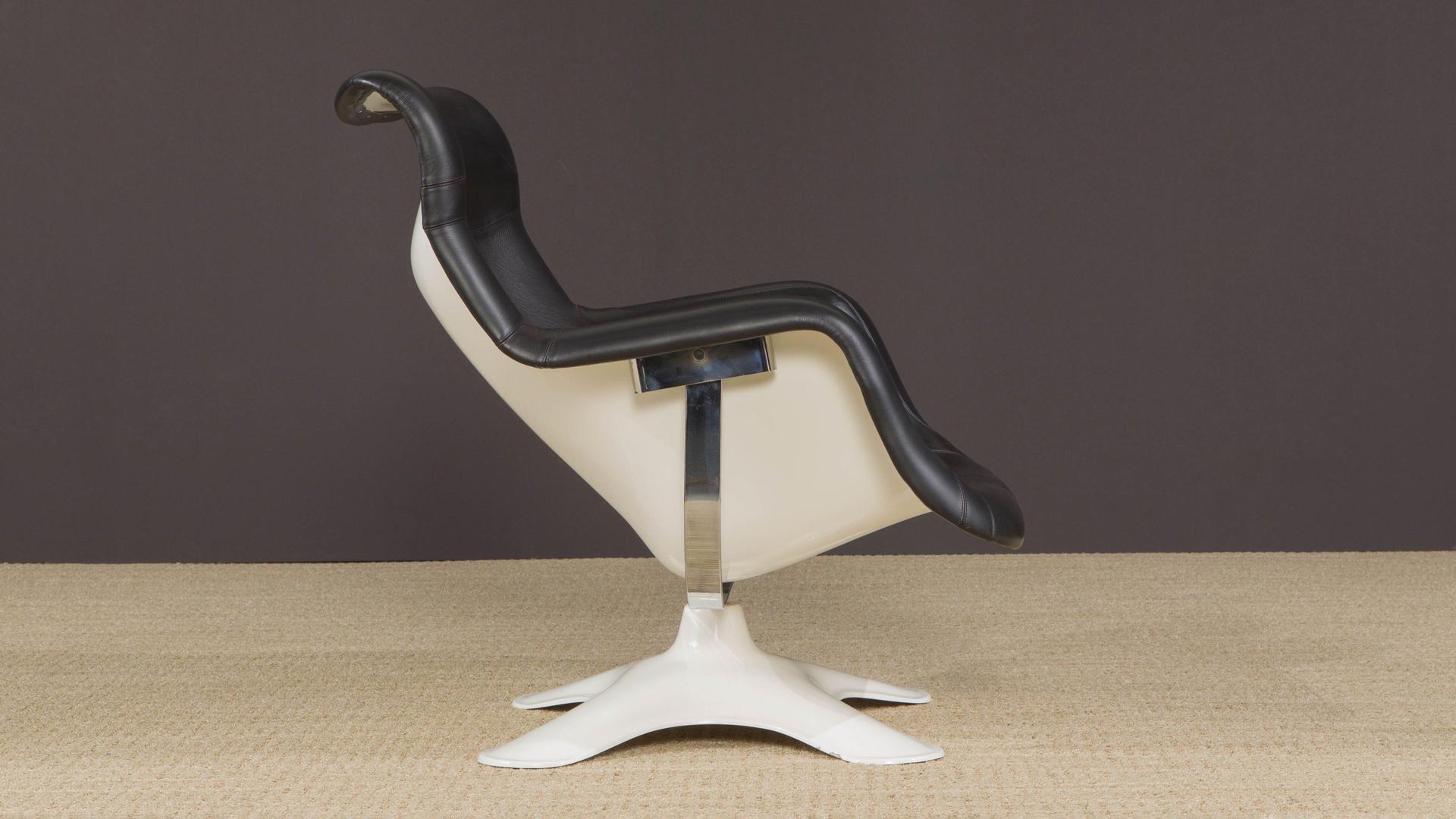 Mid-Century Modern Kuraselli Lounge Chair by Yrjö Kukkapuro for Haimi For Sale