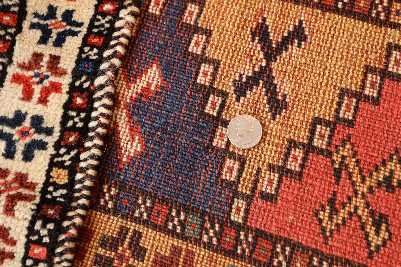Kurd Antique rug, Colorful - 5'11