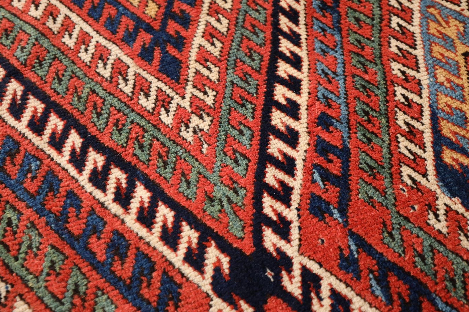 Kurd Antique rug, Colorful - 5'11