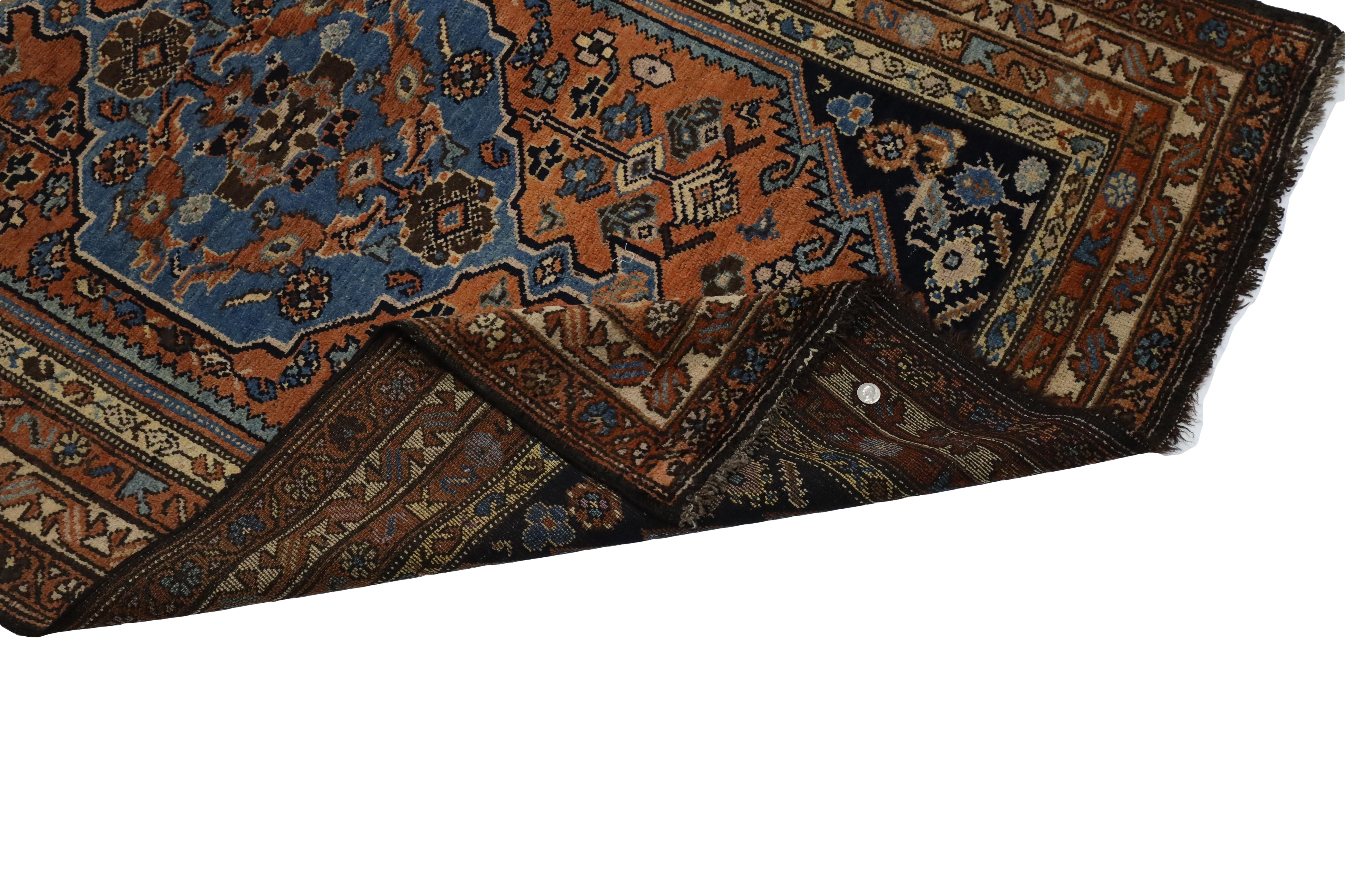 Kurd Antique Rug - 4'2