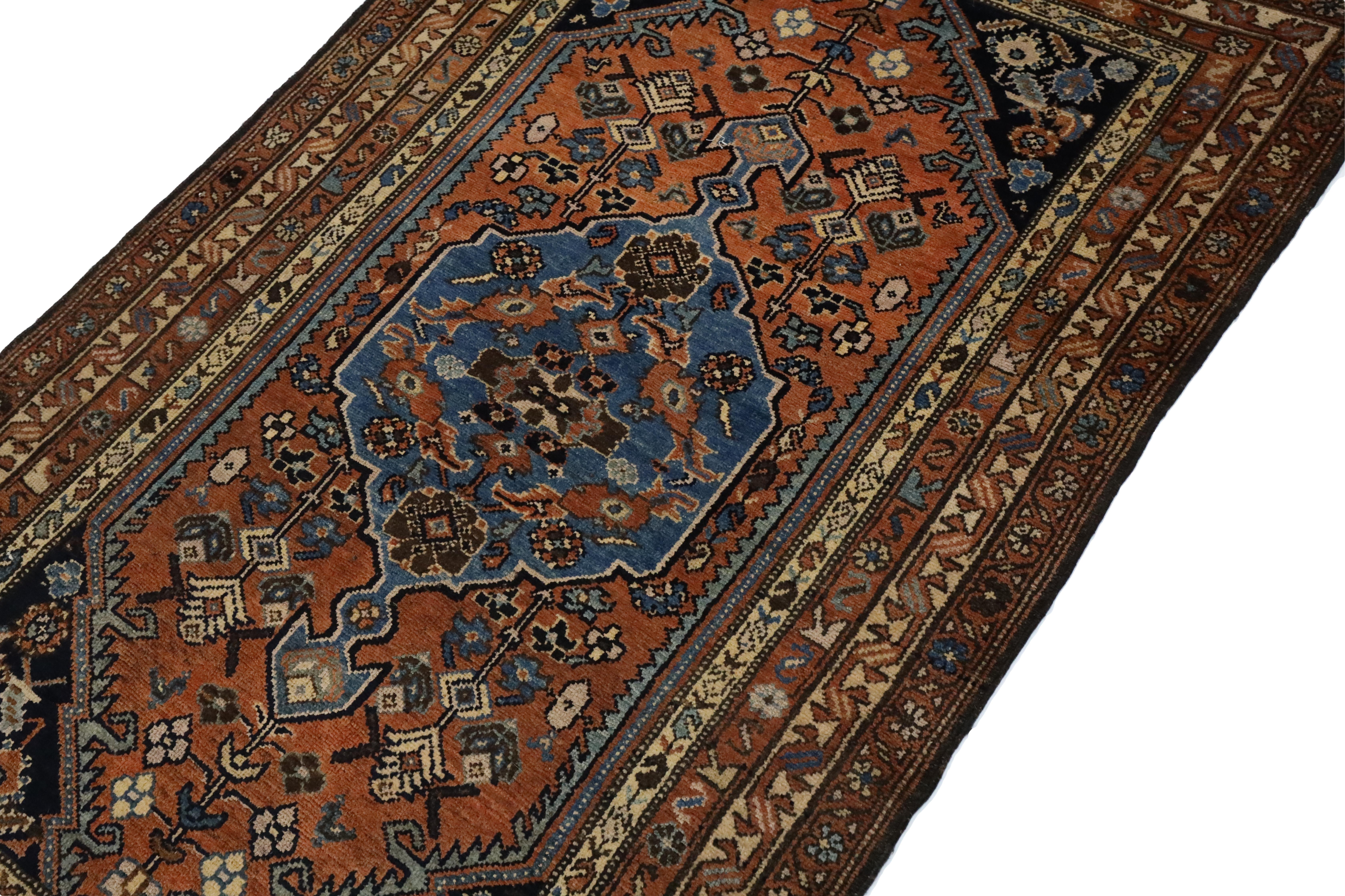 Persian Kurd Antique Rug - 4'2
