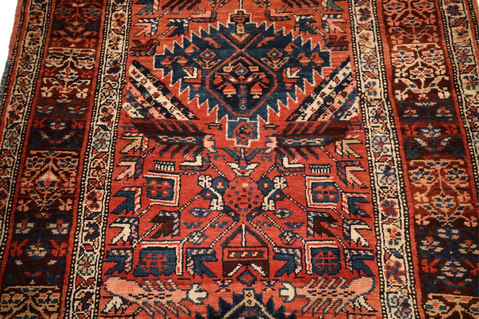 Antiker Kurd-Läufer - 3'6
