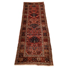 Tapis de couloir antique kurde - 3'6" x 9'10"