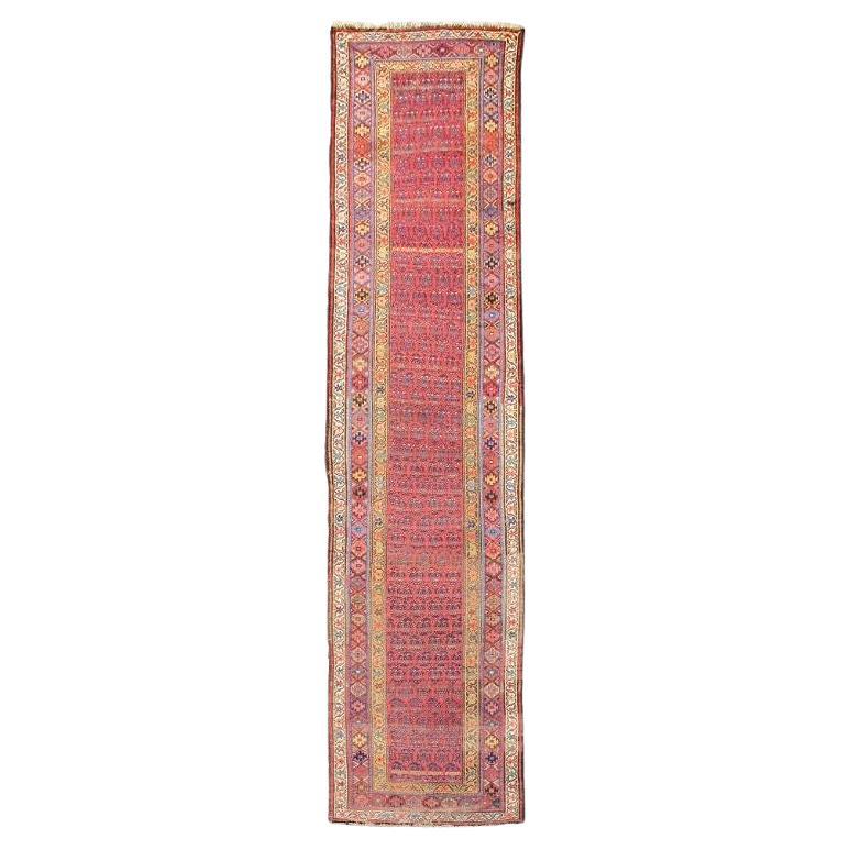 Kurd Bidjar Runner Rug, Late 19th century For Sale