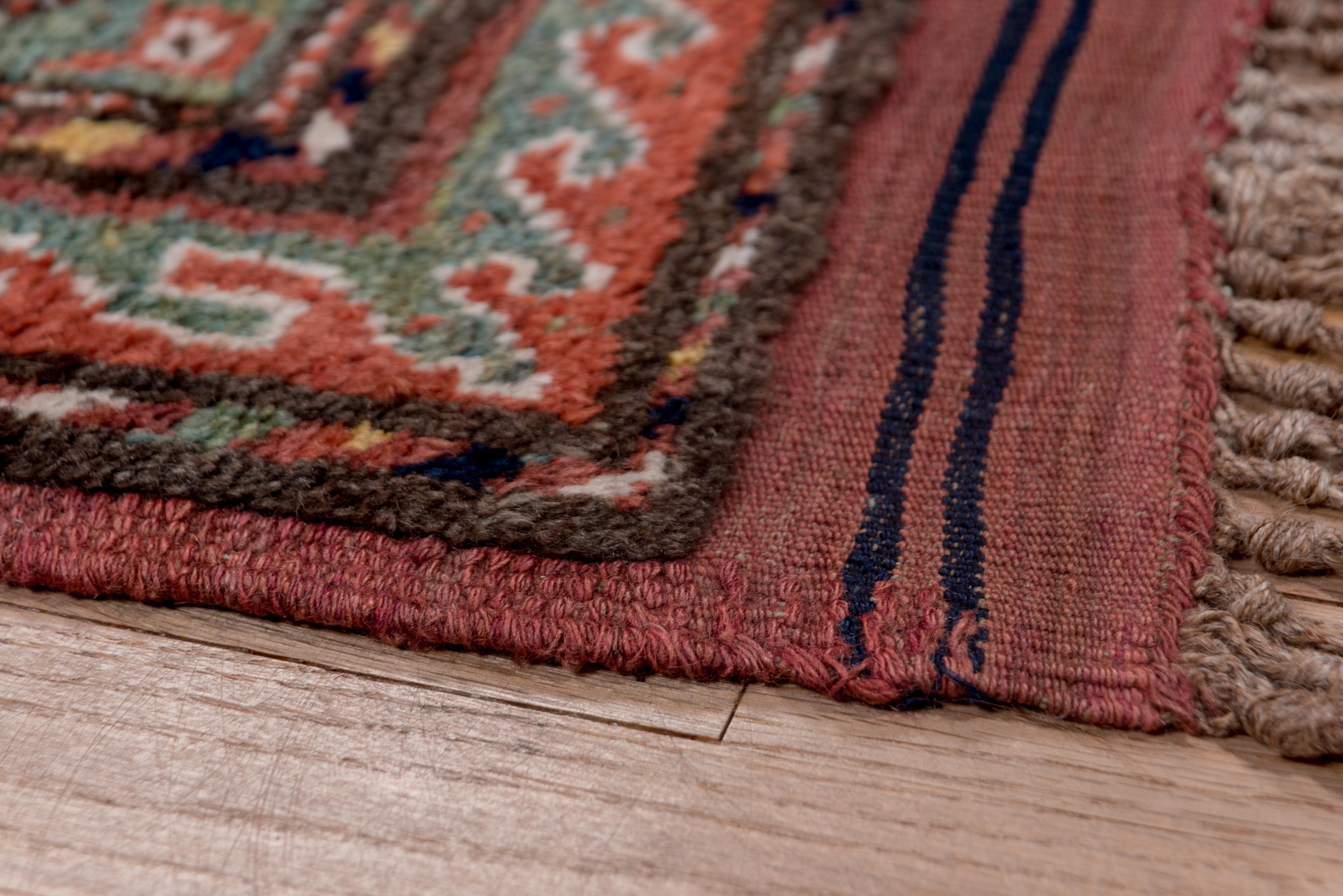 Kurd Rug Allover Herati Pattern in Earth Tones In Good Condition For Sale In New York, NY