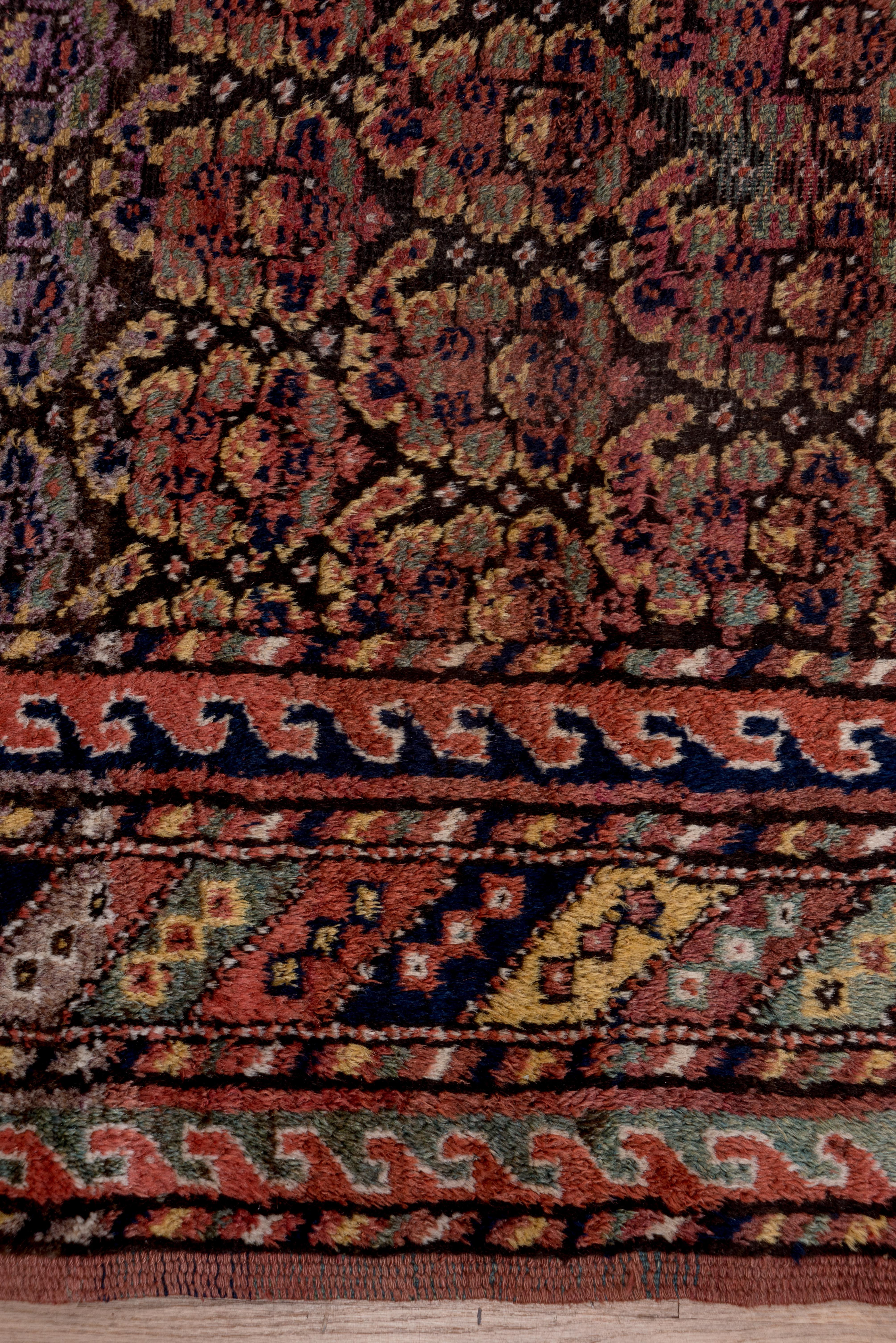 Kurd Rug Allover Herati Pattern in Earth Tones For Sale 2