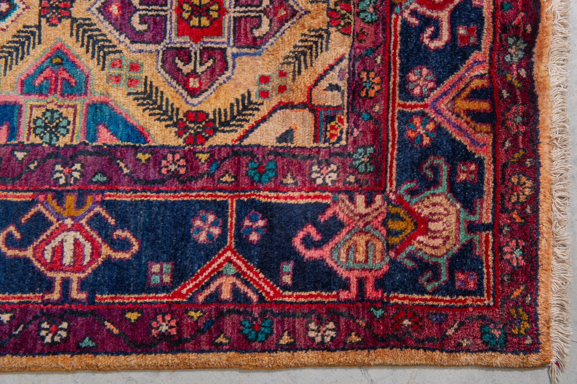 Hand-Knotted Kurdestan Carpet For Sale