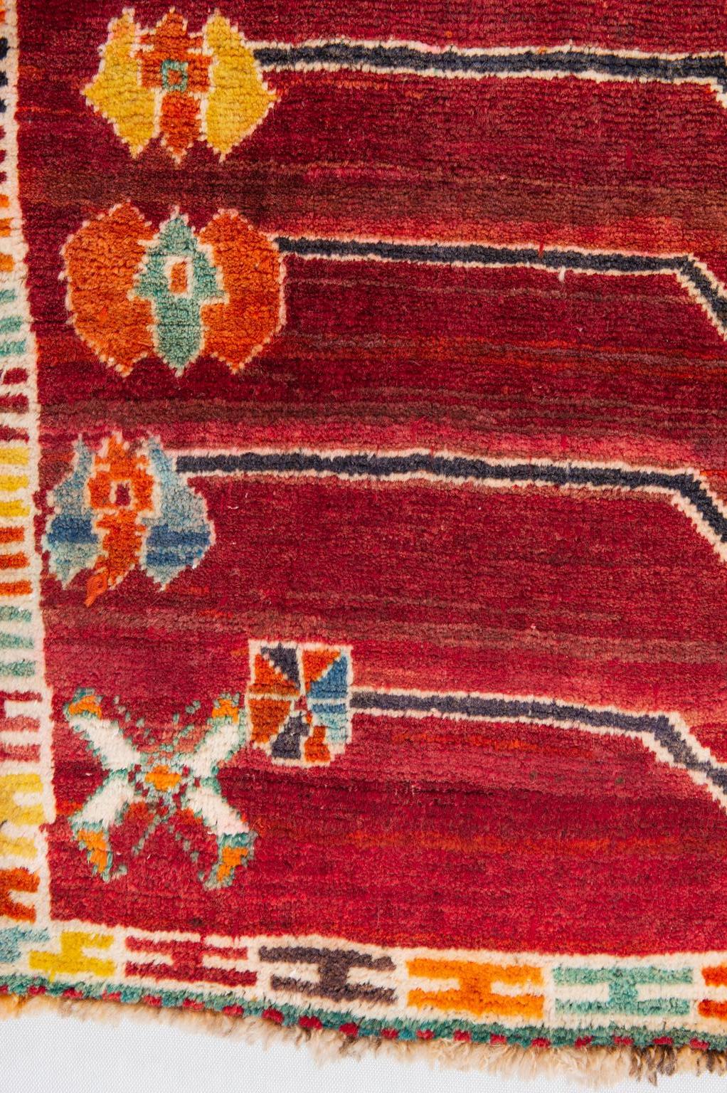 Caucasian Kurdestan Carpet with Pomegranate For Sale