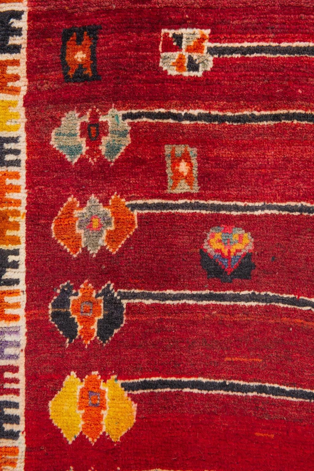 Wool Kurdestan Carpet with Pomegranate For Sale