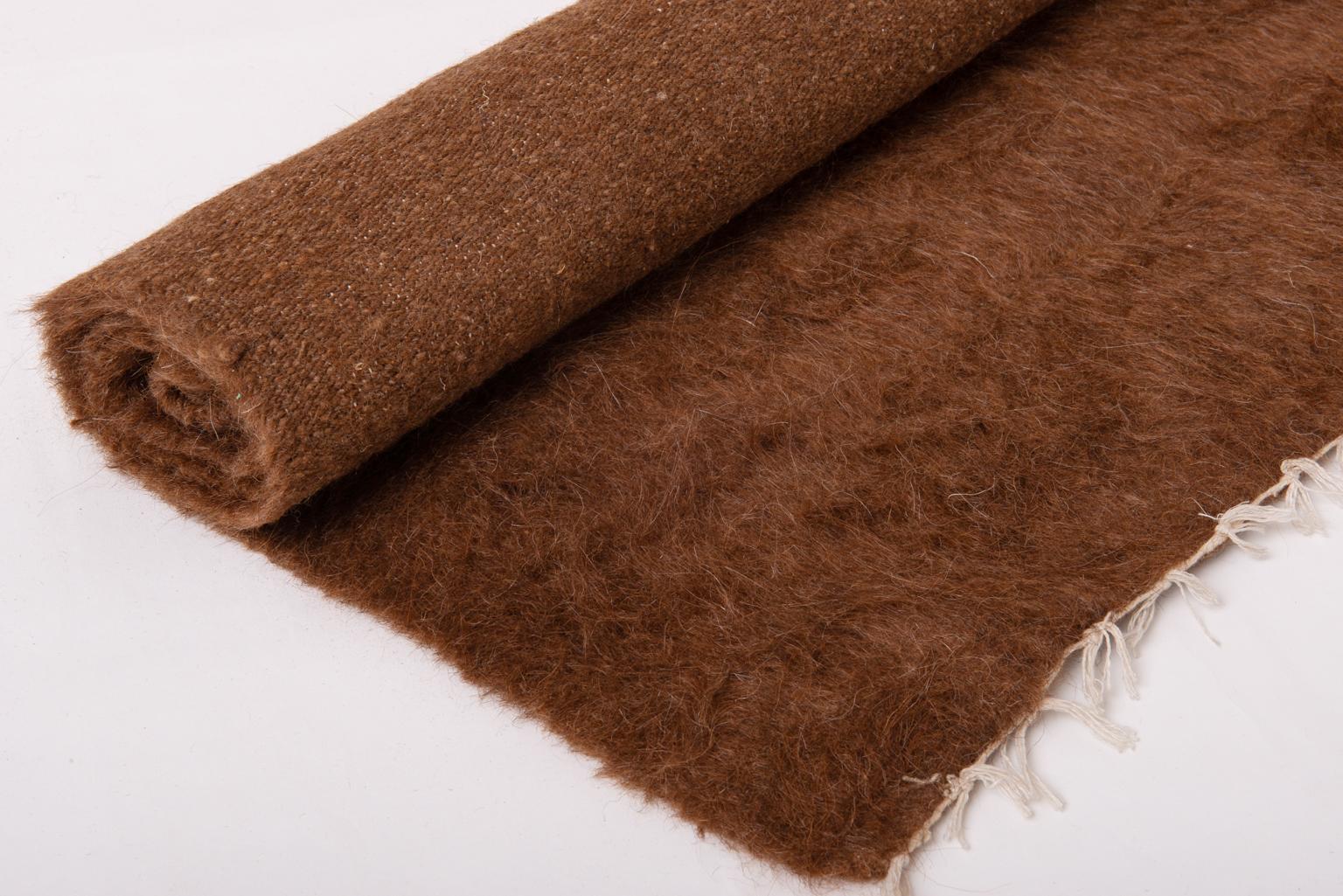 20th Century Kurdistan Soft  Shag Pile Little Carpet for the Winter Season For Sale