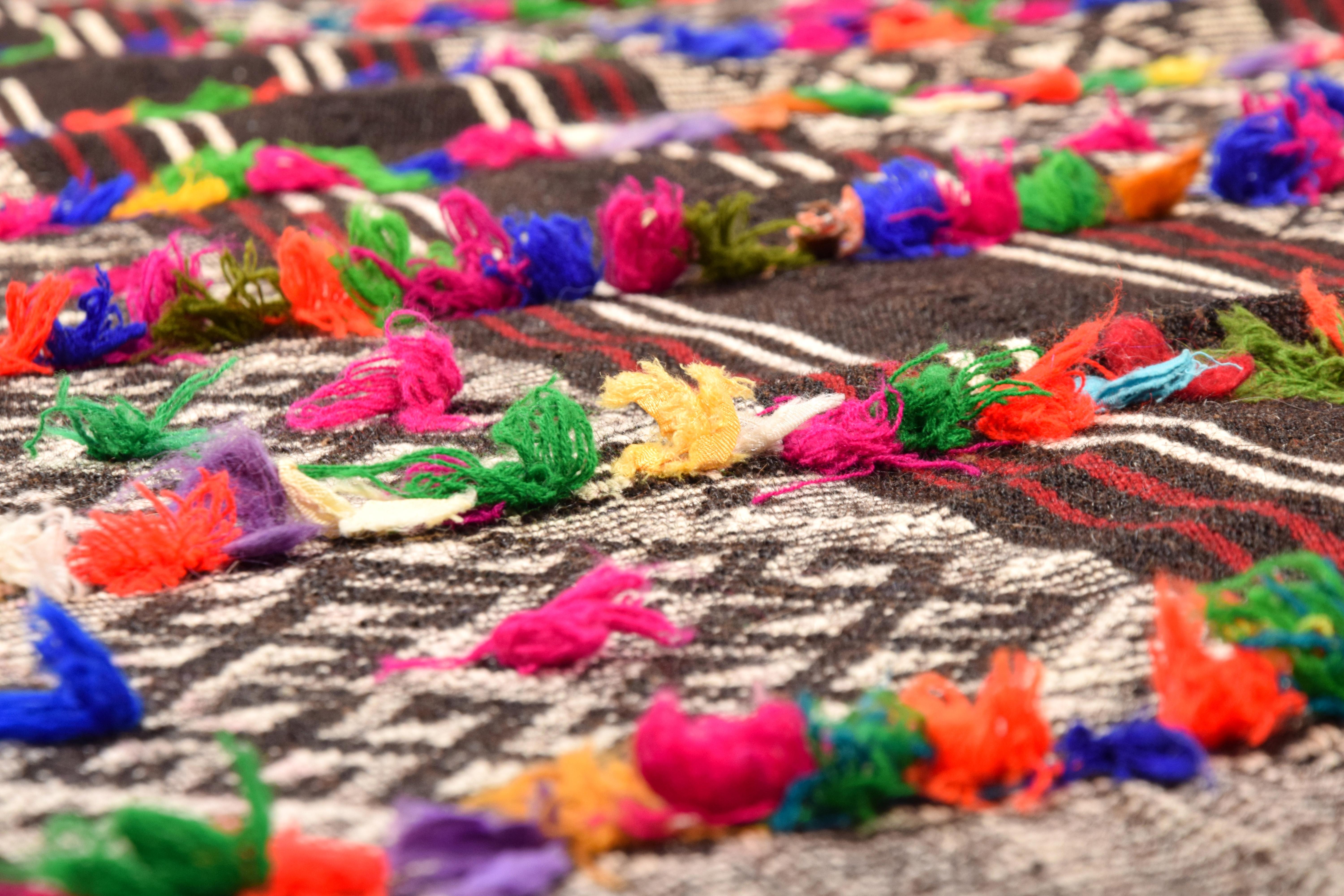 Wool Kurdish Horse Blanket / Rug, 90
