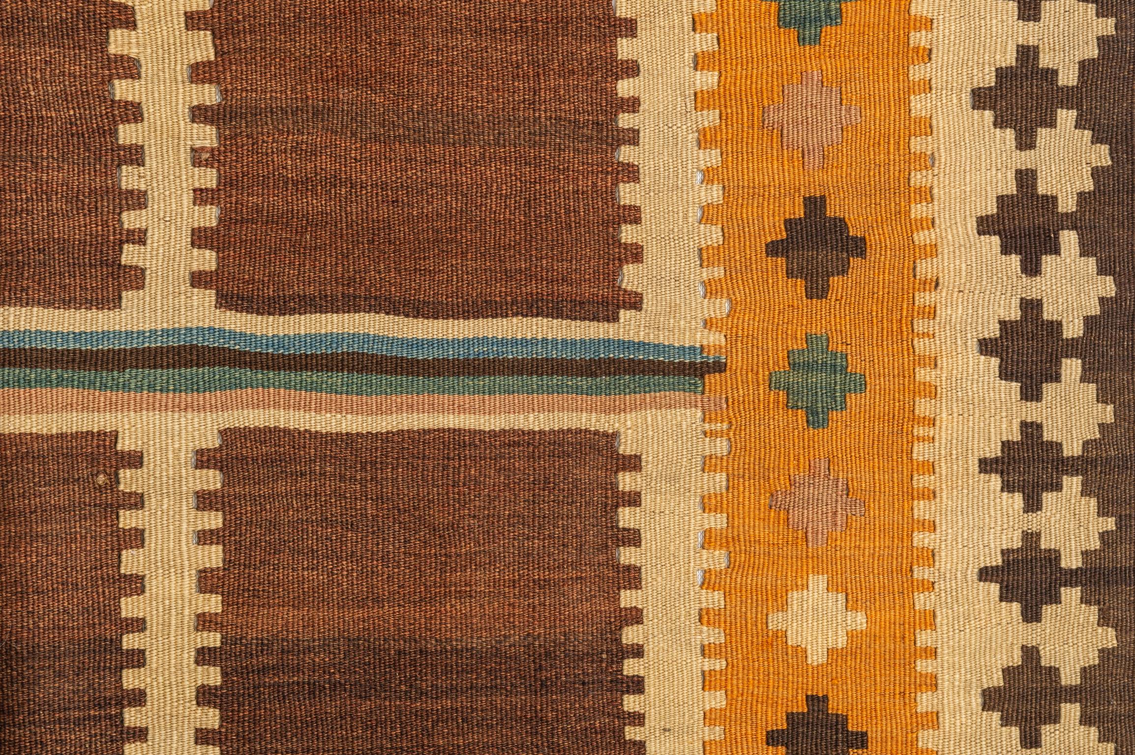 Hand-Woven Kurdish Kilim Gallery For Sale