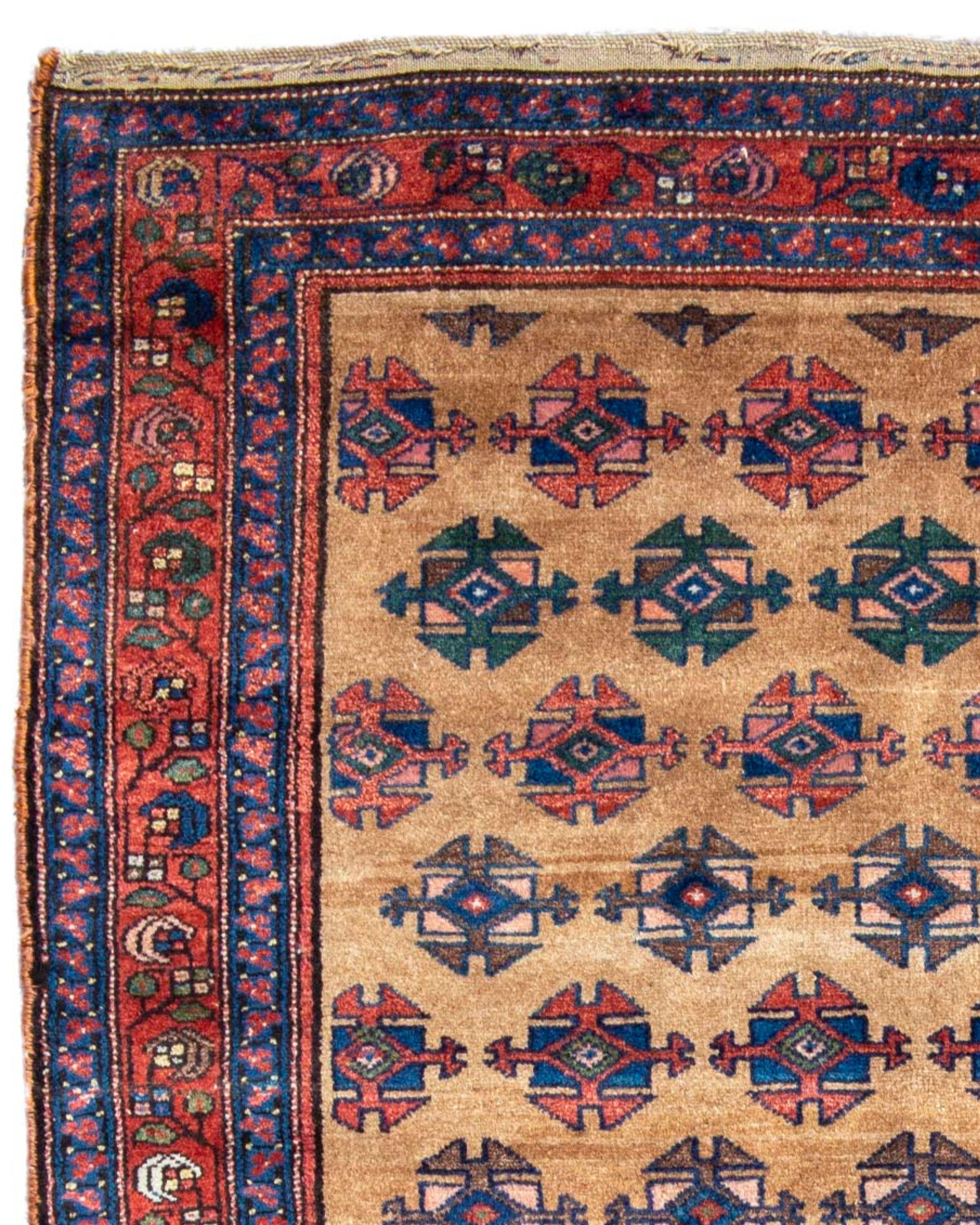 Persian Antique Kurdish Long Rug, 19th Century For Sale