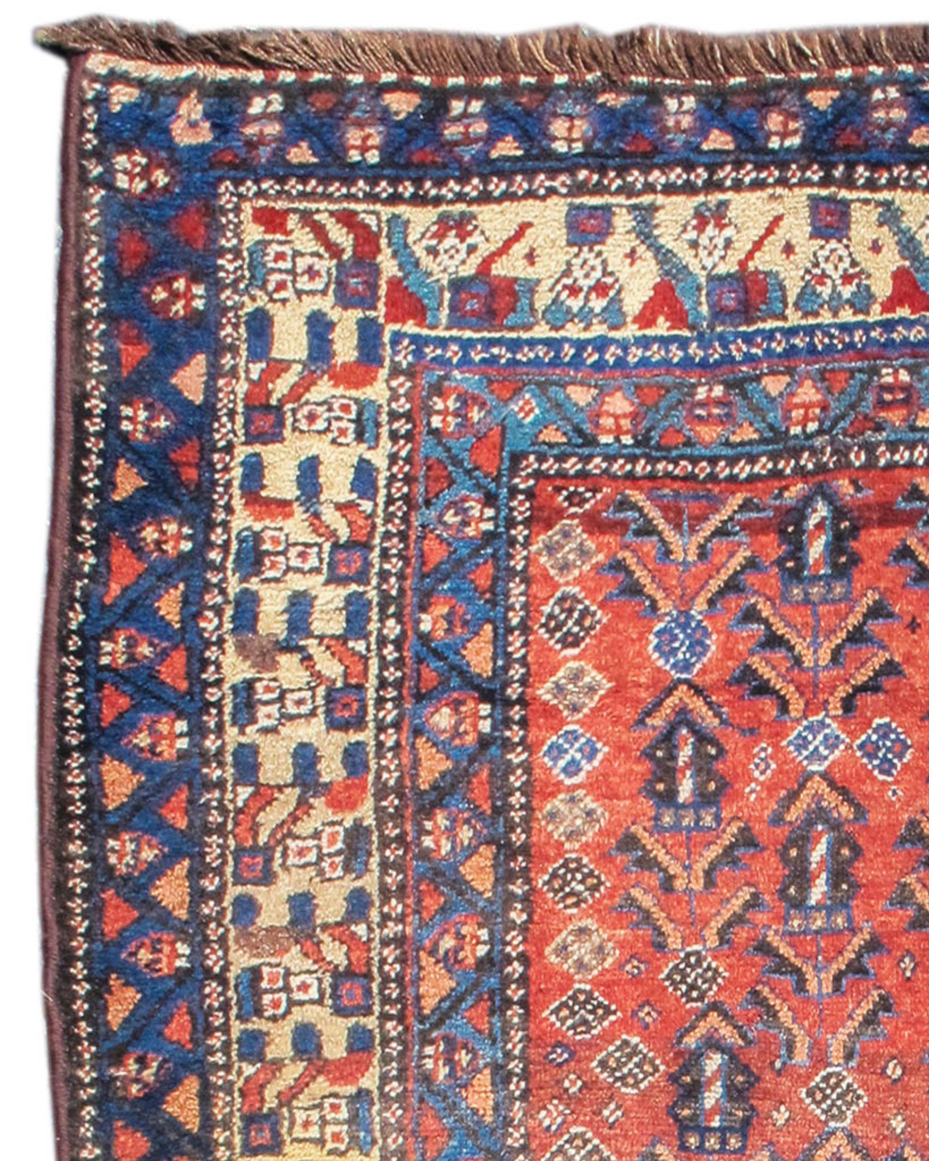 Persian Kurdish Rug, c. 1900 For Sale
