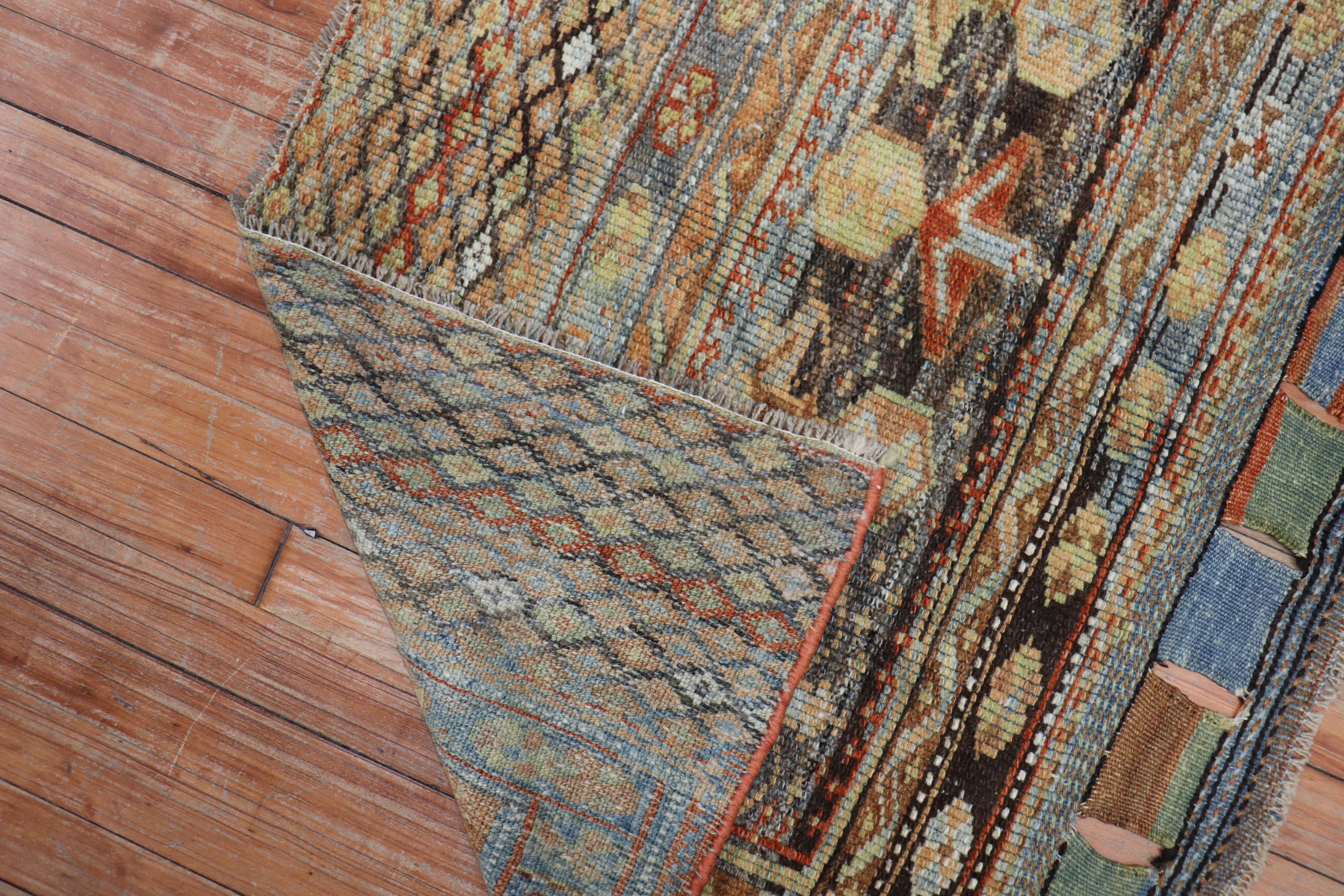 An early 20th-century Kurdish bag face textile rug

Measures: 2'6'' x 3'7''.