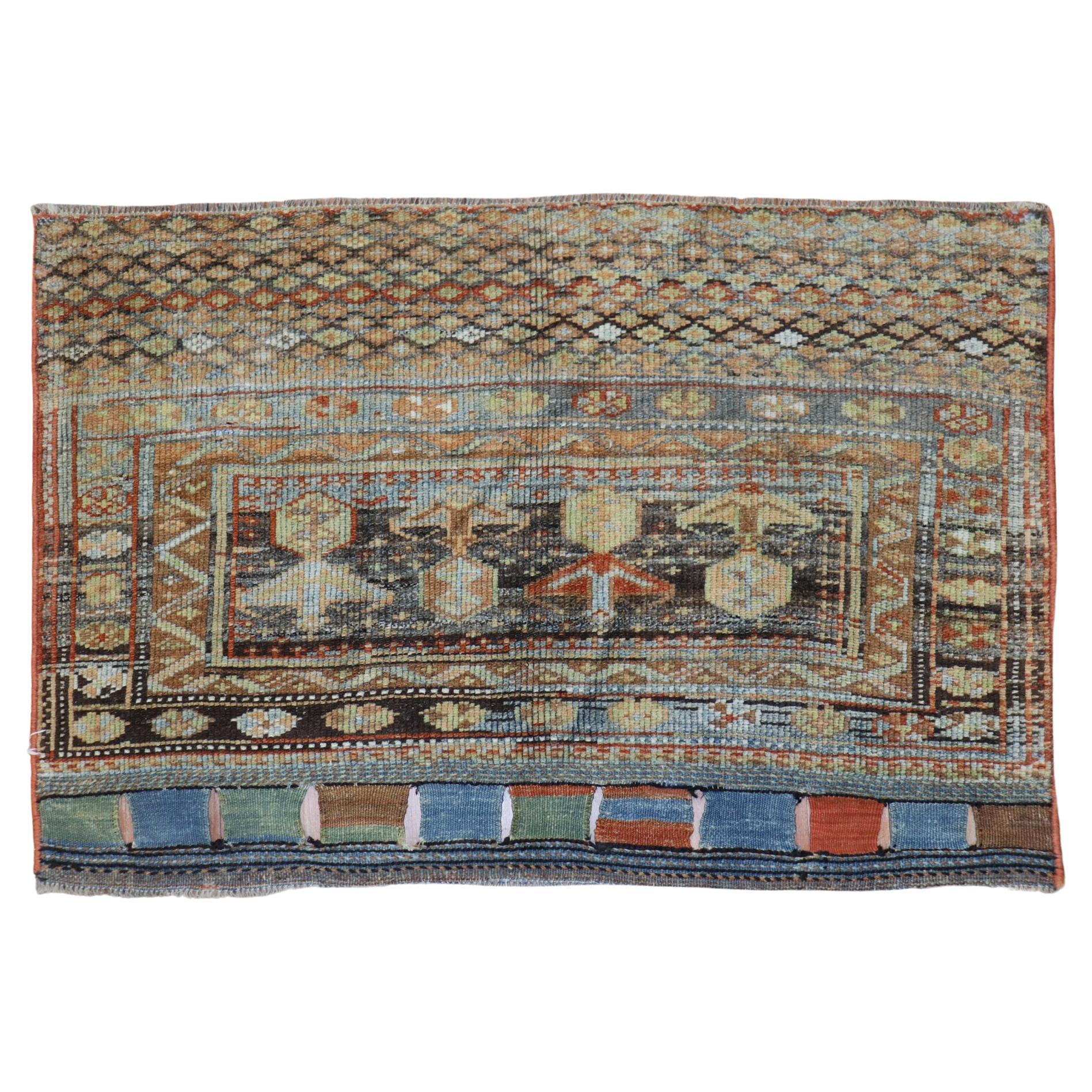 Kurdish Textile Bagface Rug For Sale