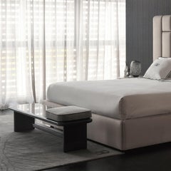 Banco Kurger con cojín gris by Dainellistudio