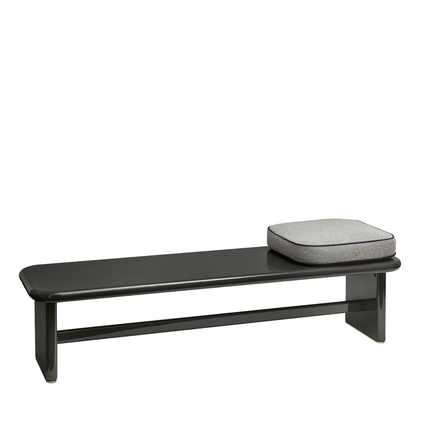 XXIe siècle et contemporain Banc Kurger avec coussin gris par Dainellistudio en vente