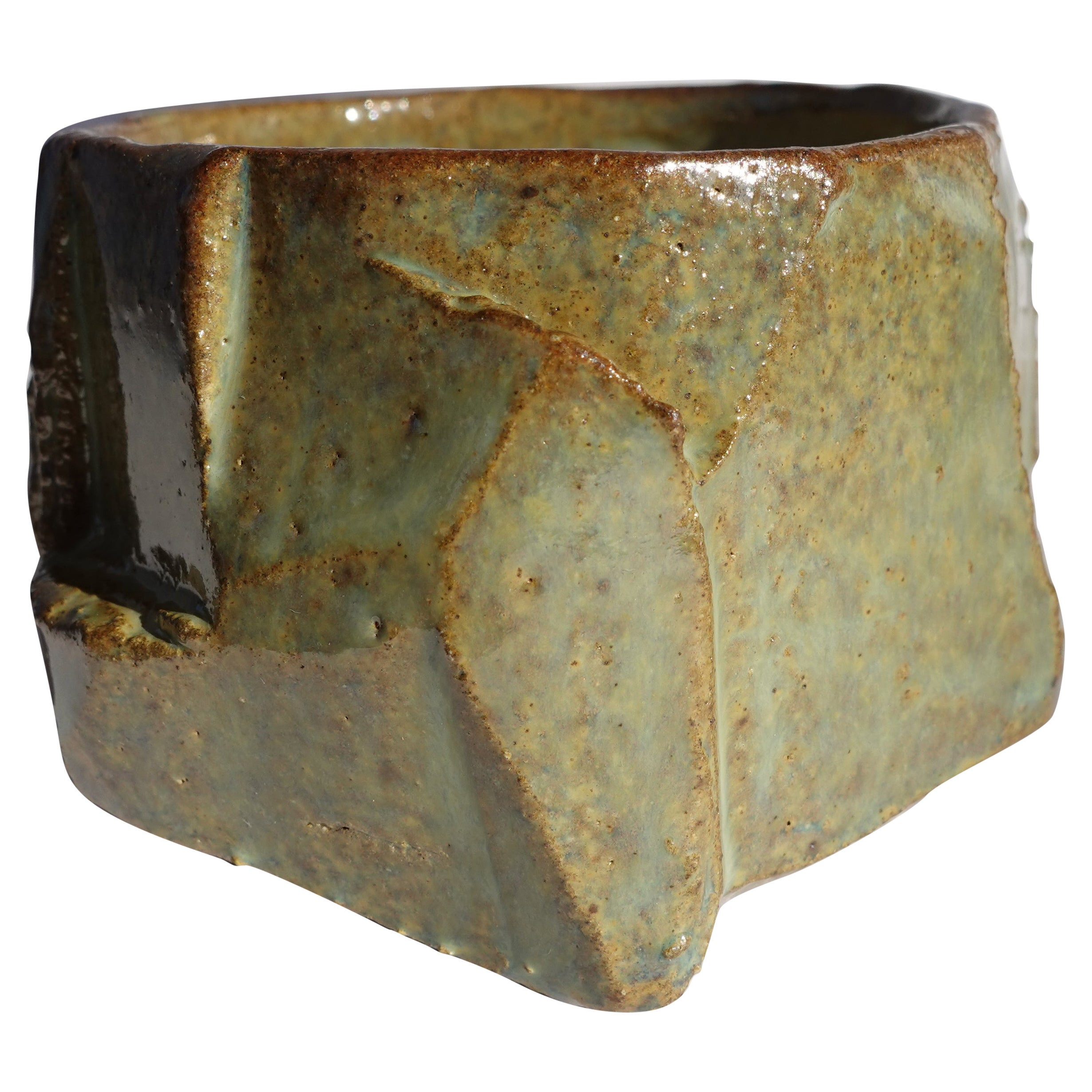 Coupe sculptée Kurinuki par Audrey Vo Van - Grès - Wabi-Sabi