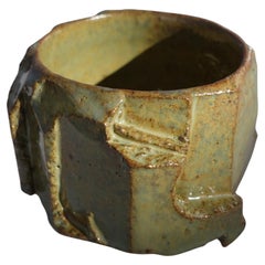 Coupe sculptée Kurinuki par Audrey Vo Van - Grès - Wabi-Sabi