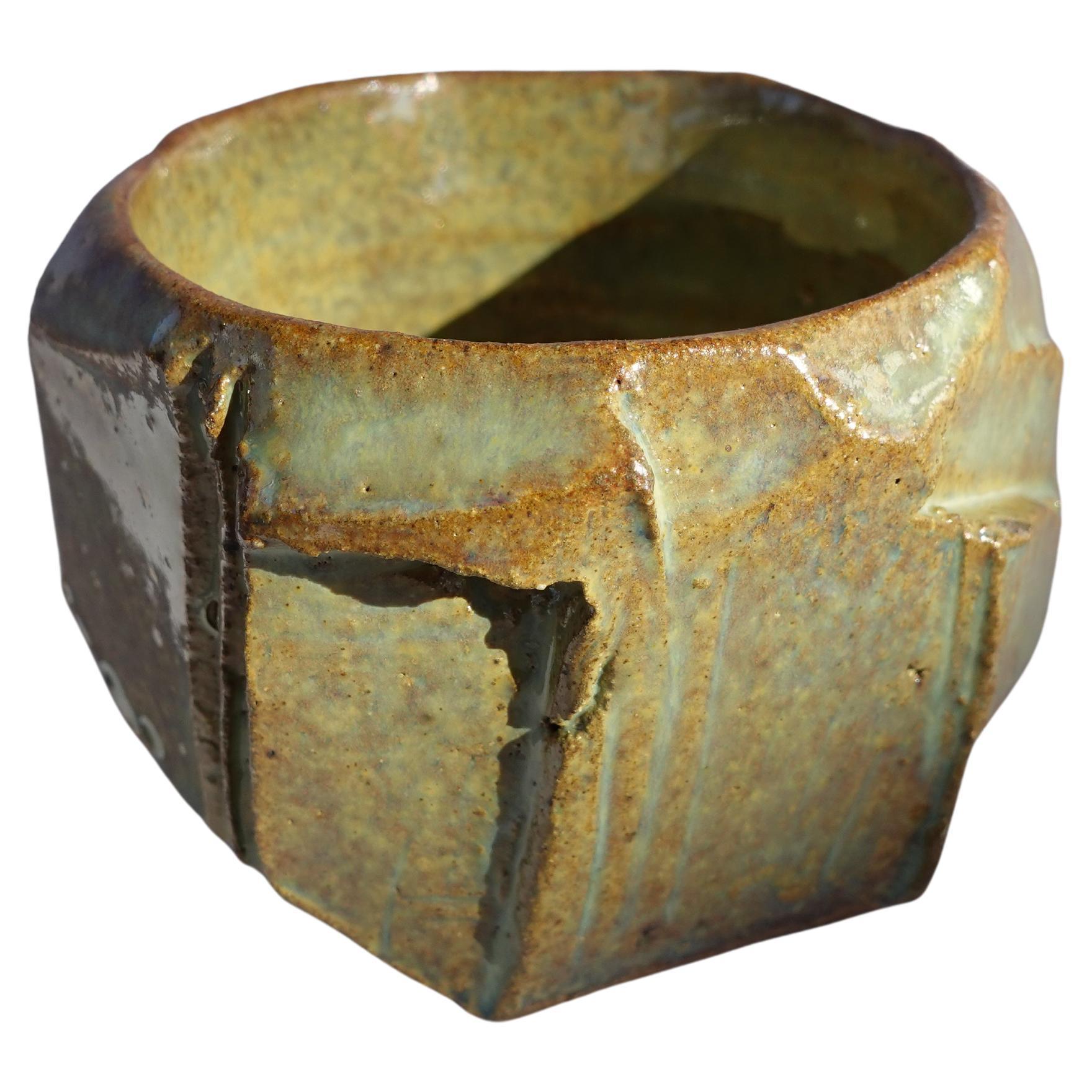 Coupe sculptée Kurinuki par Audrey Vo Van - Grès - Wabi-Sabi