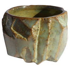 Coupe sculptée Kurinuki par Audrey Vo Van - Grès - Wabi-Sabi