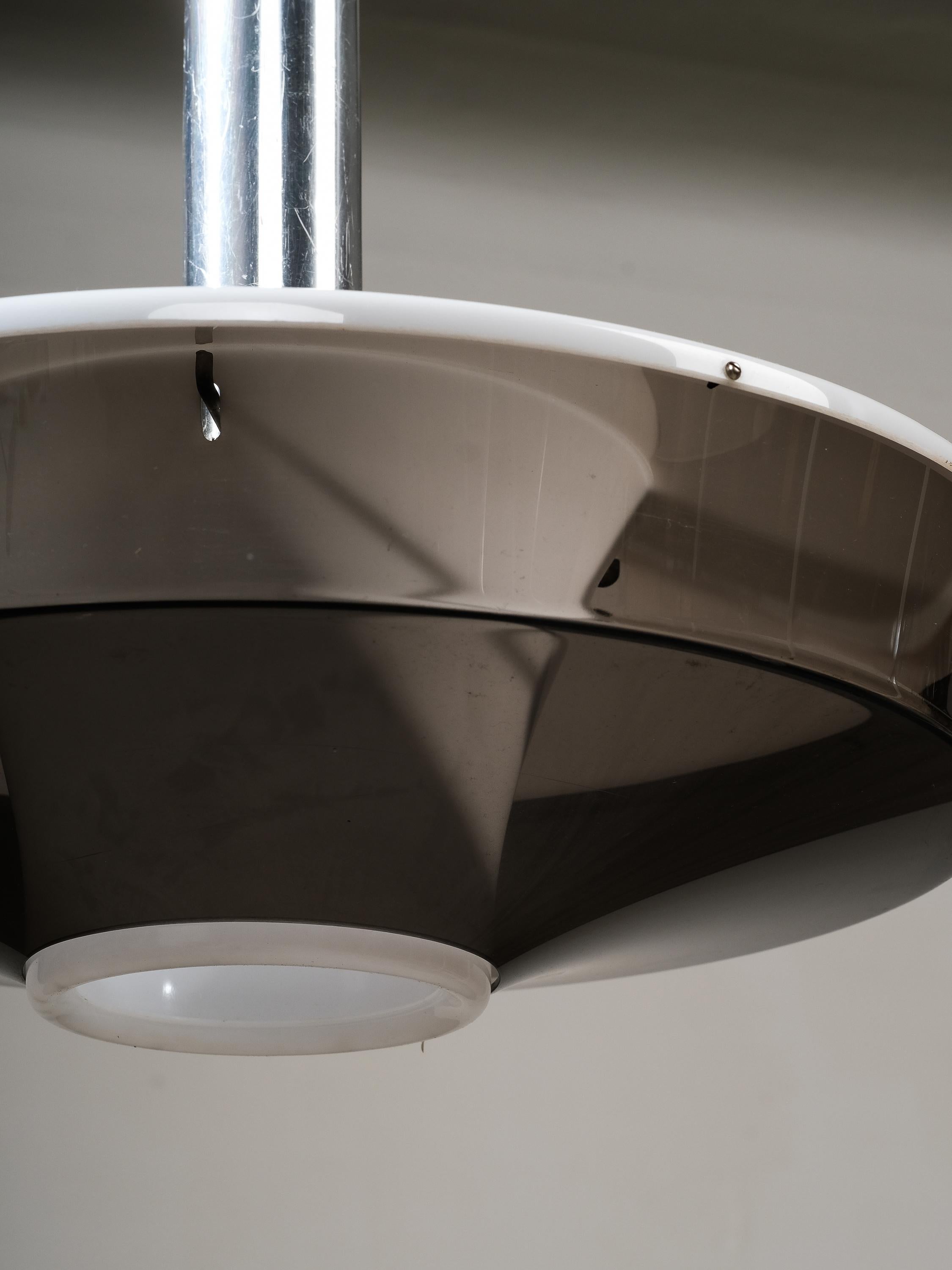 Finlandais Lampe suspendue Kurki par Yki Nummi pour Orno, Finlande, années 1960 en vente