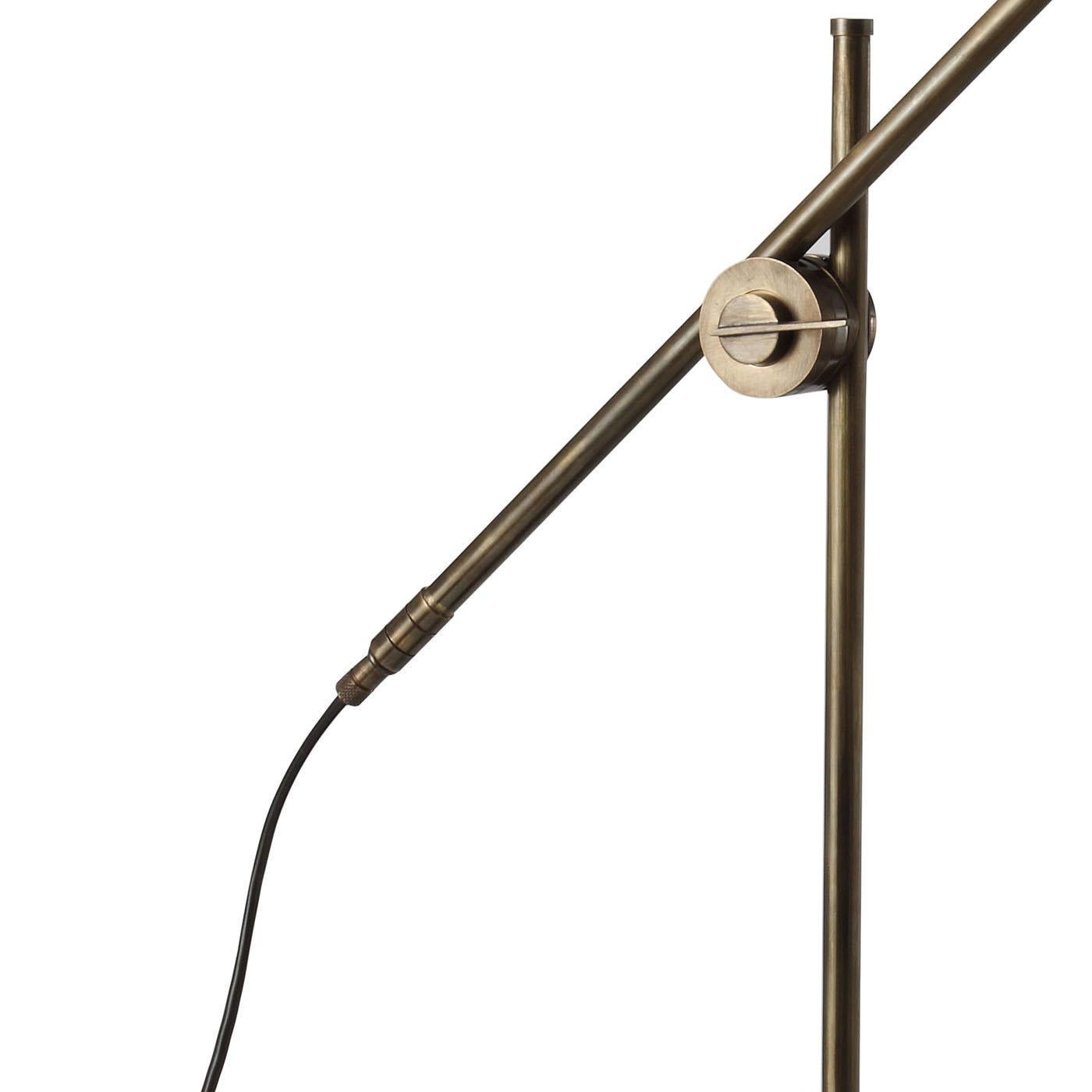 Kursa Desk Lamp in Bronzed Brass In New Condition For Sale In Milan, IT
