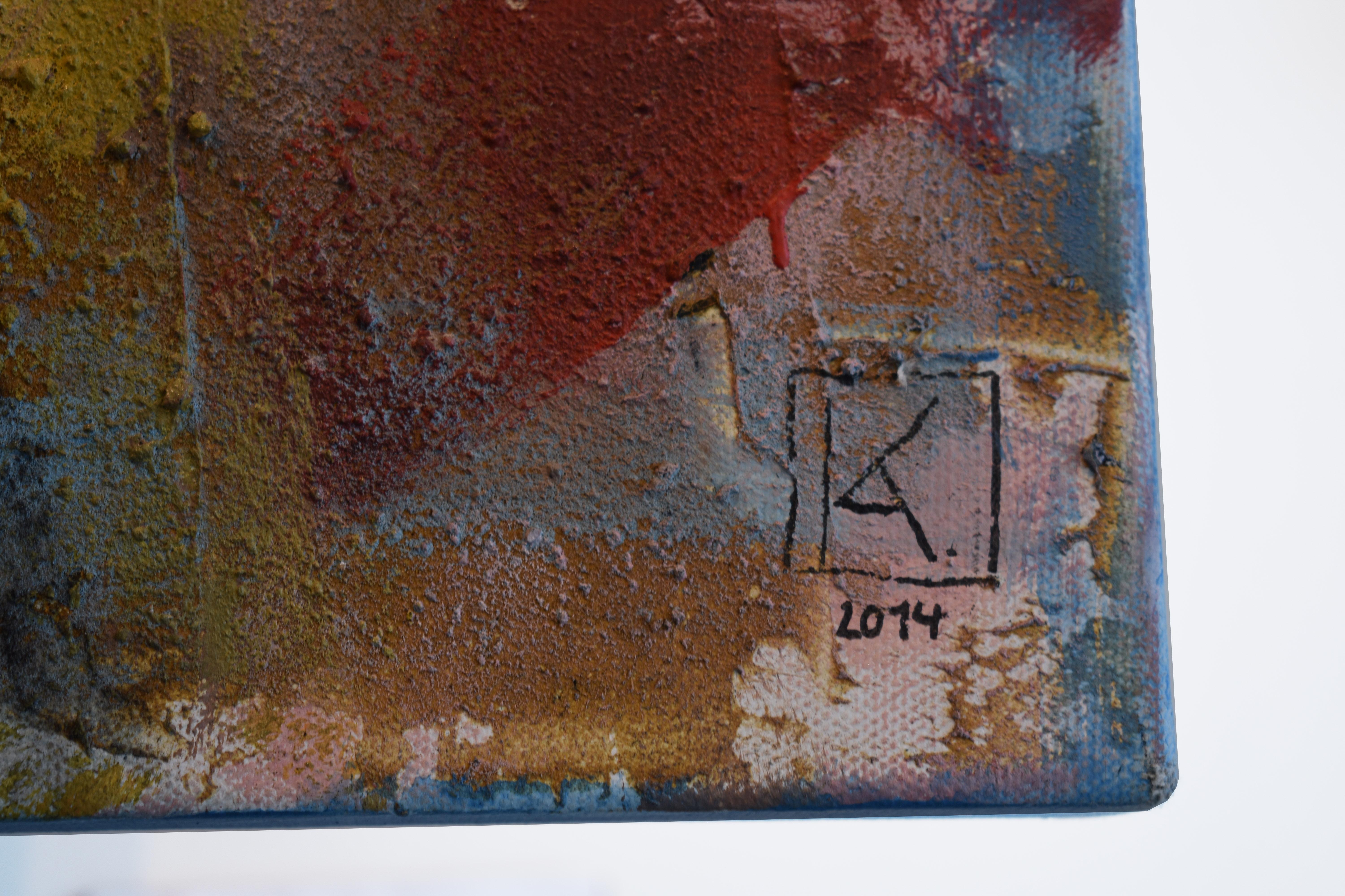 La réunion des Rois Mages (Dreikönigstreffen, oder wer hat die größte Krone) de l'artiste allemand Kurt Adams est une peinture imposante de 27,5 x 39,5 pouces qui explore le pouvoir, l'identité et la présence collective par le biais d'une figuration