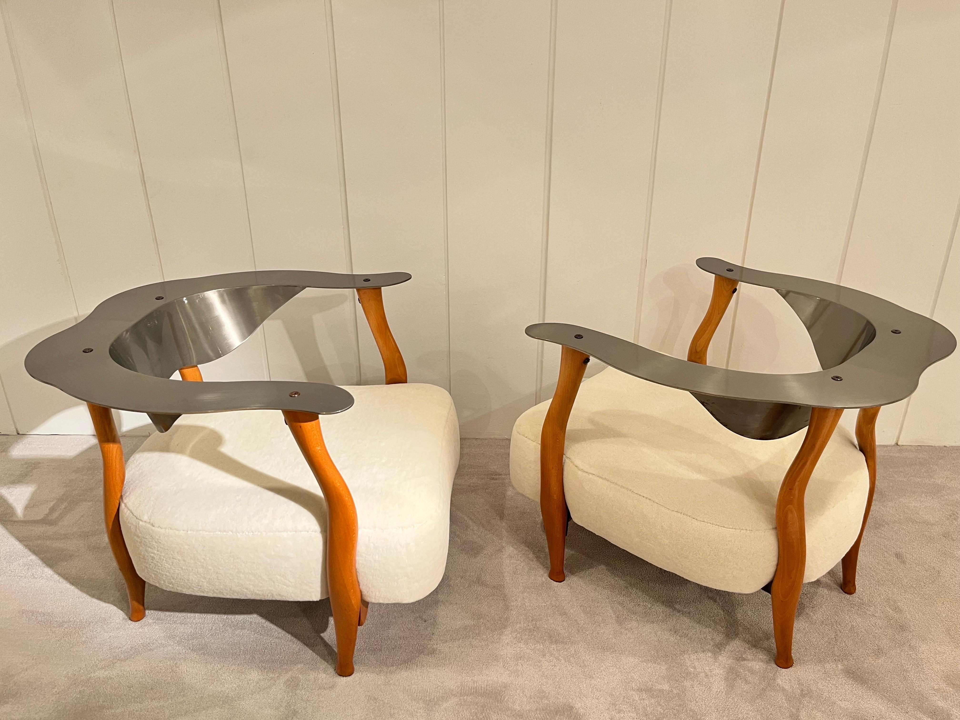 Pair Of Armchairs By Kurt Beier 2