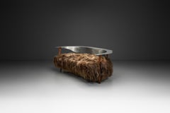 Divano Kurt Beier "Fantasy" in pelo lungo, Germania anni '80