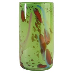 Kurt Carlson Cylinder Vase, New York Art Studio Glass