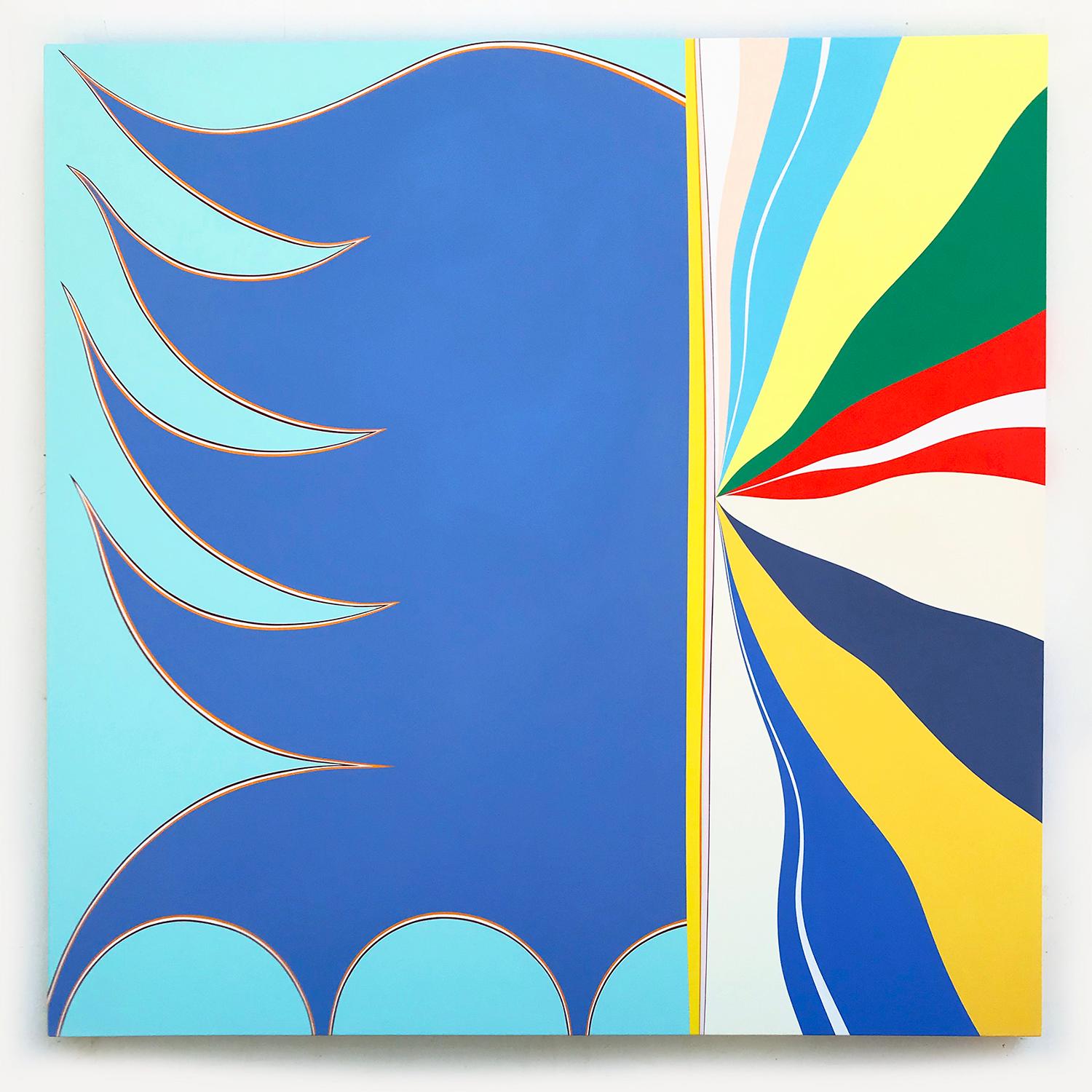 Abstract Painting di Kurt Herrmann - Wahoo