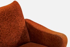 Kurt Hvitsjö, Lounge Chairs, Wood, Fabric, Finland, 1950s