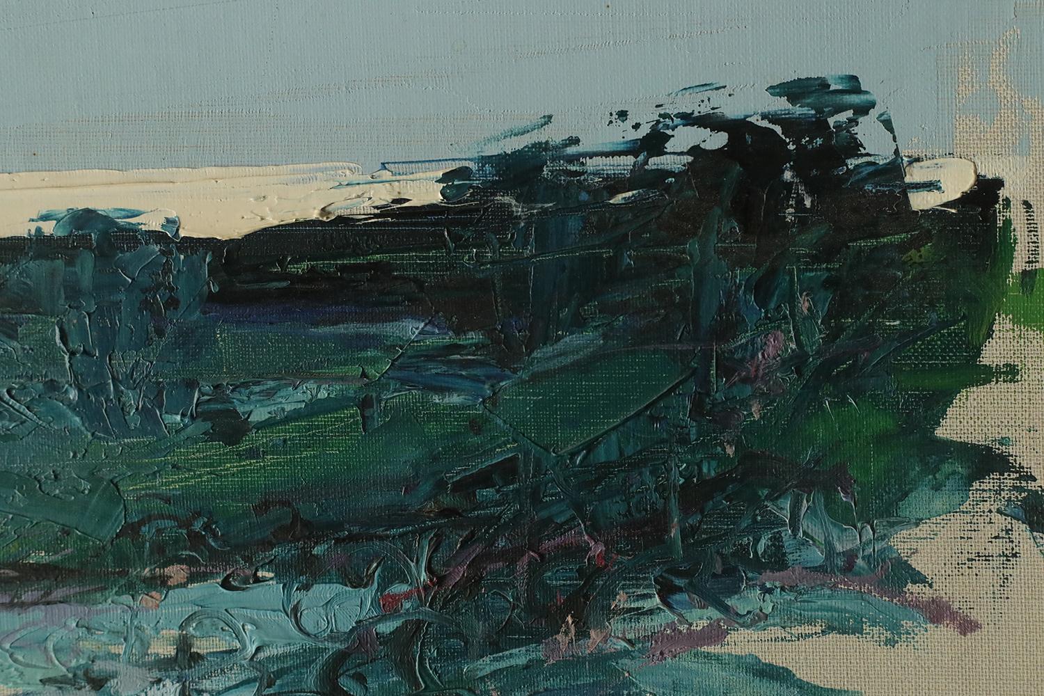 Mid-20th Century Kurt Losell, Landscape, 1967, Oil on Canvas, Framed For Sale