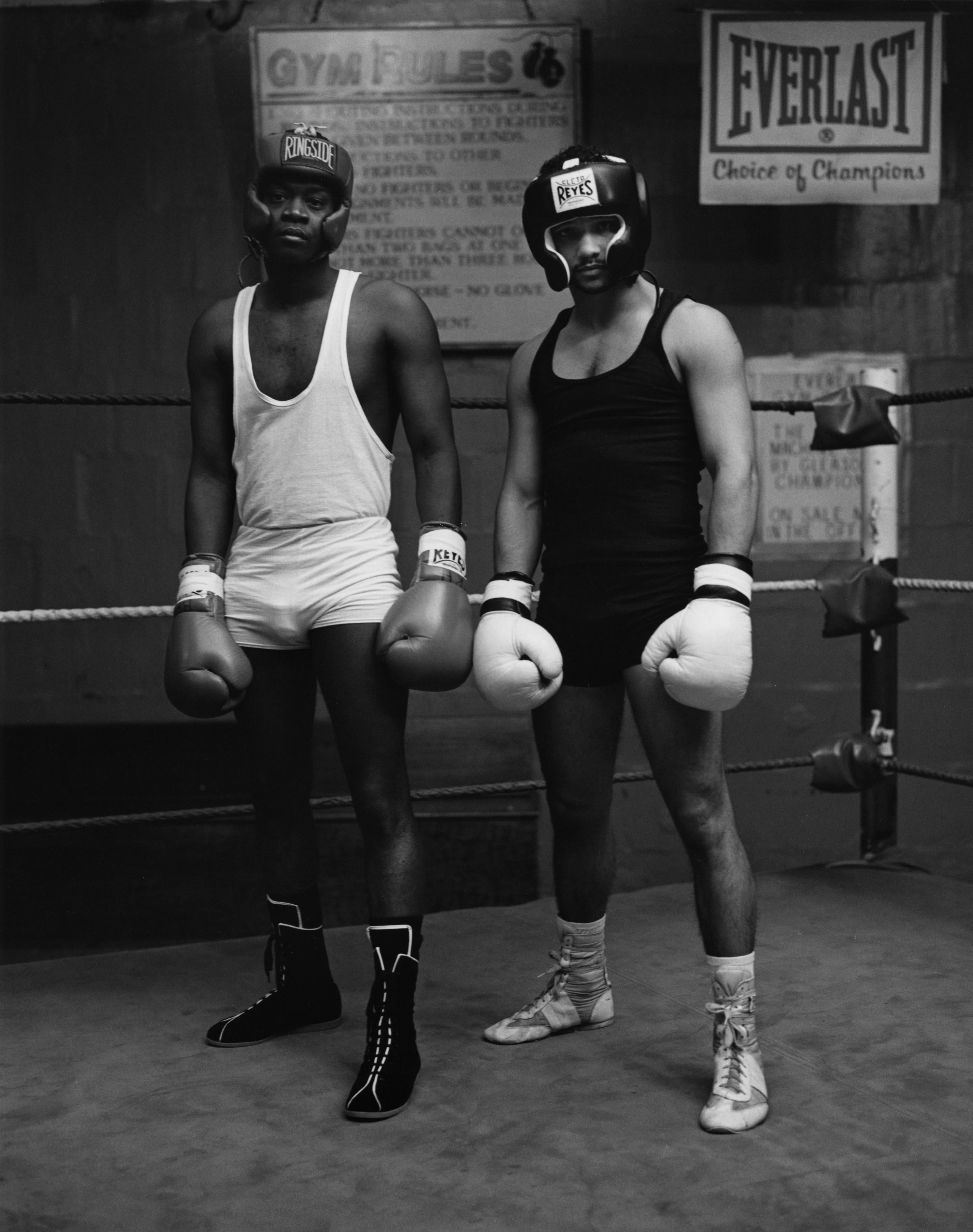 Kurt Markus Black and White Photograph - Boxers, Gleason’s Gym, Brooklyn, New York