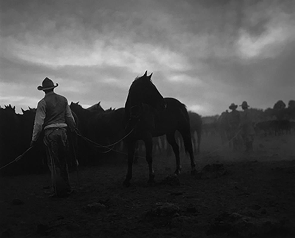 Kurt Markus Black and White Photograph - Oro Ranch, Prescott, Arizona